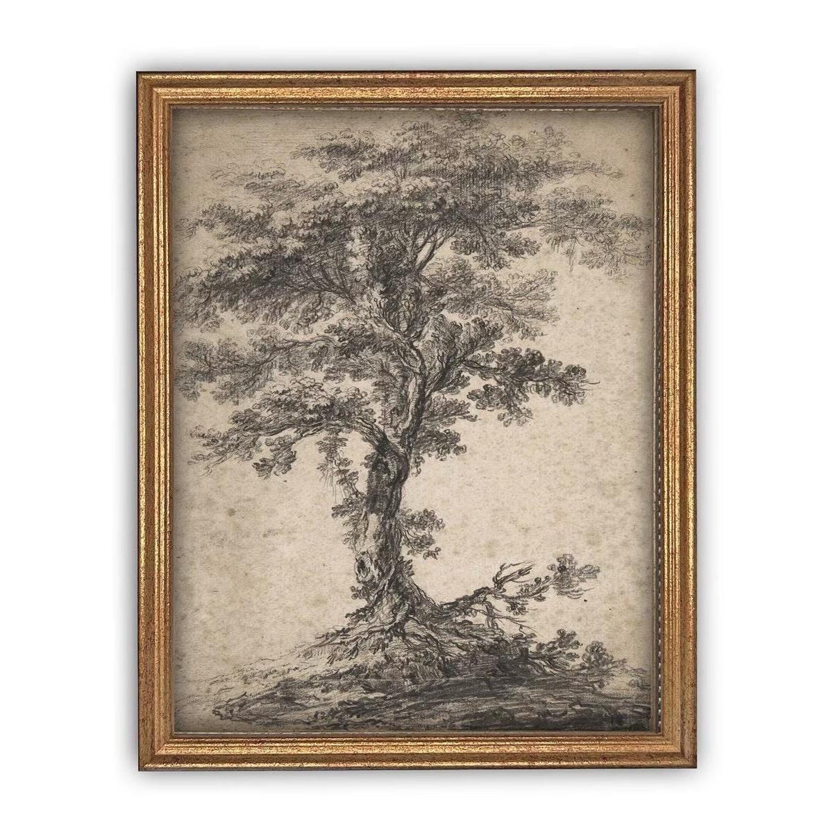 Vintage Framed Canvas Art #BOT-159