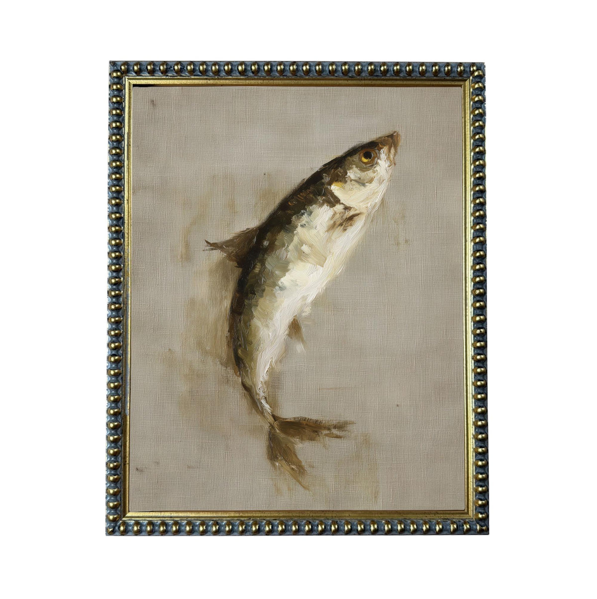 Framed Vintage Fish Print: Lake House or Cabin Art #CAB-107
