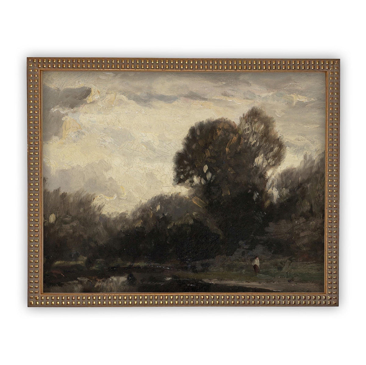 Vintage Framed Canvas Art #LAN-162