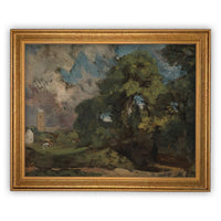 Framed Canvas Art Farmhouse print #LAN-115