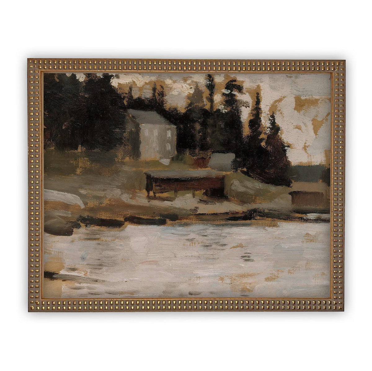 Framed Canvas Art Farmhouse print #LAN-139