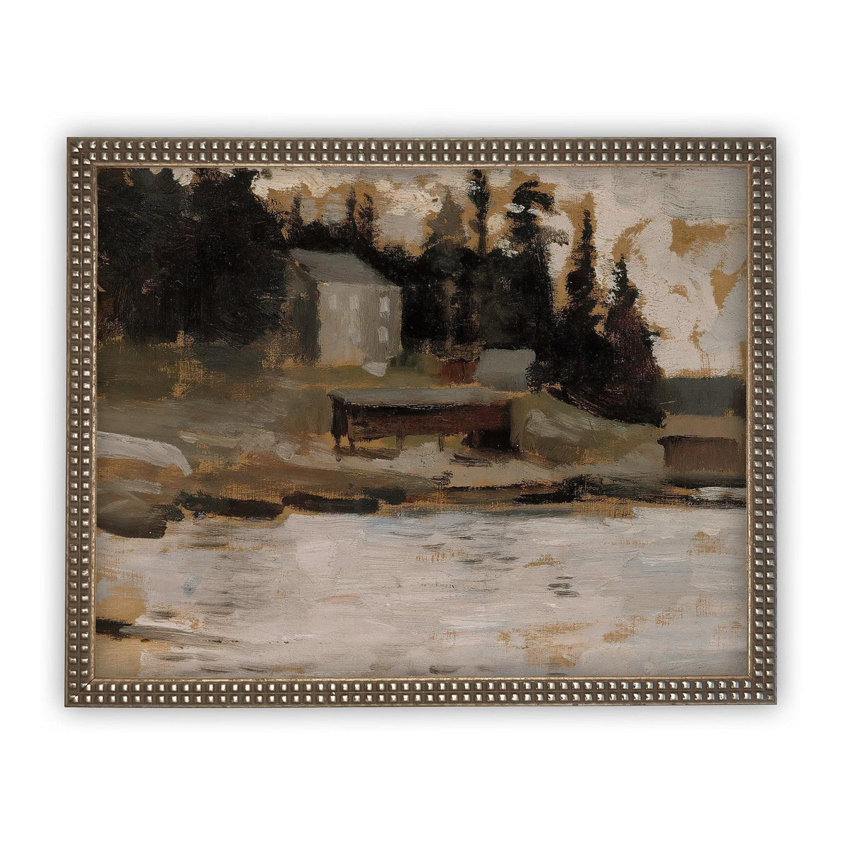 Framed Canvas Art Farmhouse print #LAN-139
