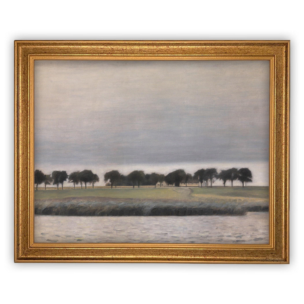 Vintage Framed Canvas Art Modern Farmhouse print #LAN-102