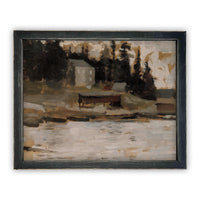 Framed Canvas Art Farmhouse print #LAN-139