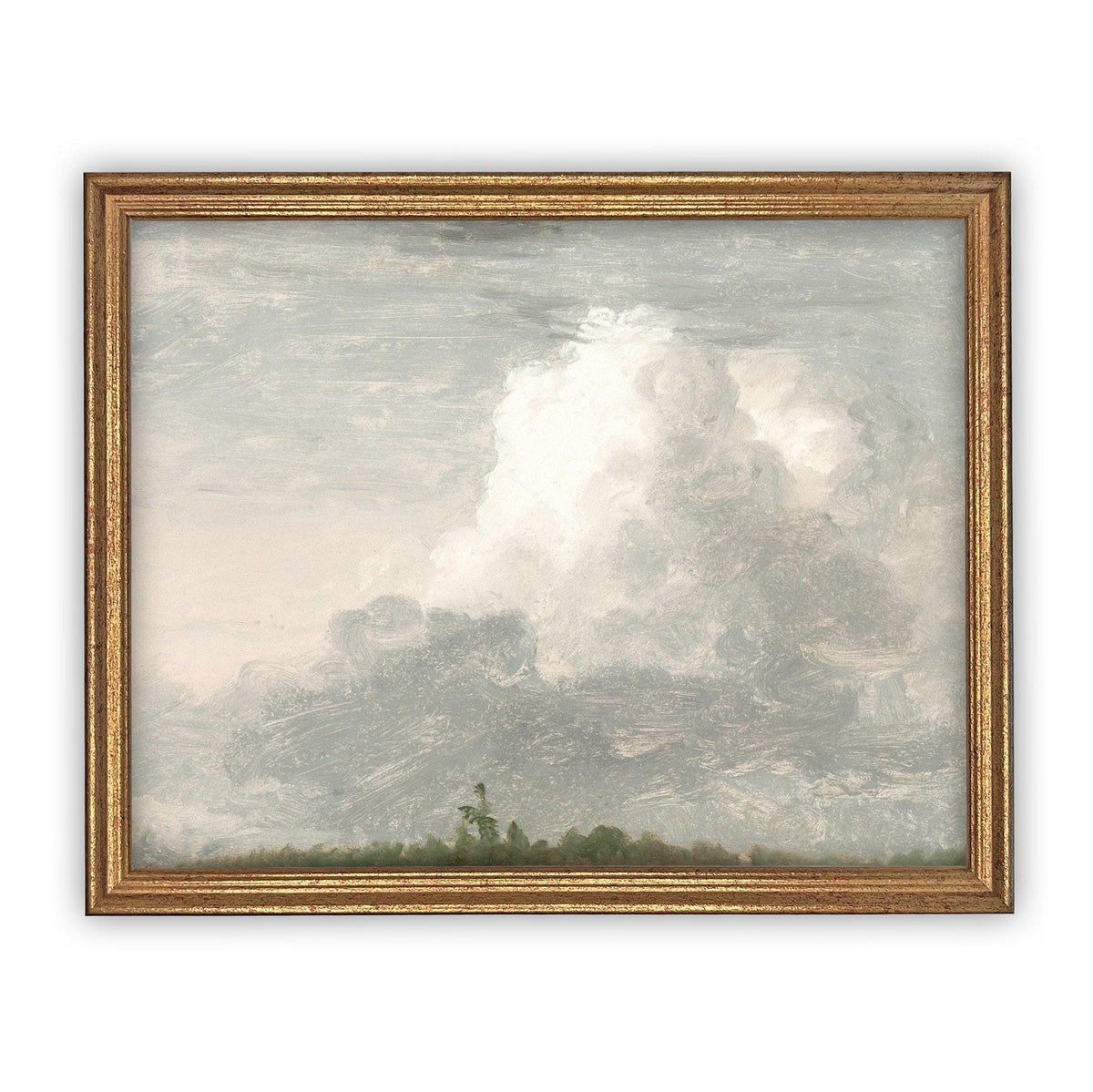 Vintage Framed Canvas Art #LAN-200