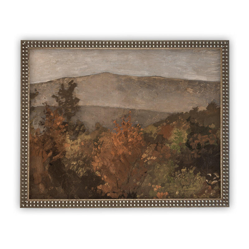 Vintage Framed Canvas Art #LAN-191