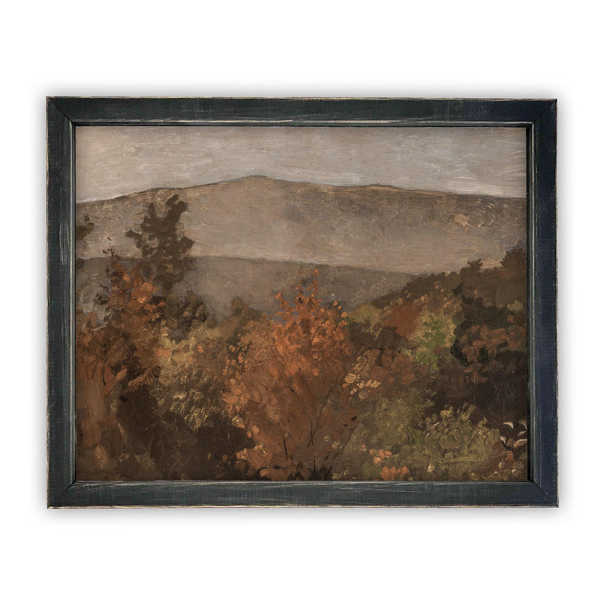 Vintage Framed Canvas Art #LAN-191