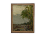 Vintage Framed Canvas Art #LAN-256