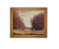 Vintage Framed Canvas Art #LAN-253
