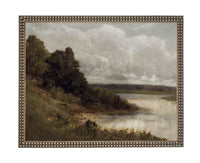 Framed Vintage Canvas Print #LAN-286