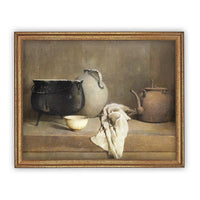 Framed Vintage Kitchen Still Life #ST-607