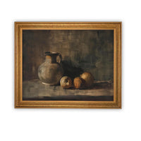 Vintage Framed Canvas Art #ST-633