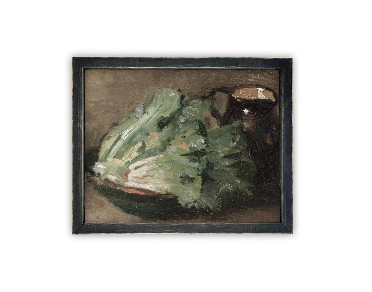 Vintage Framed Canvas Art #ST-628