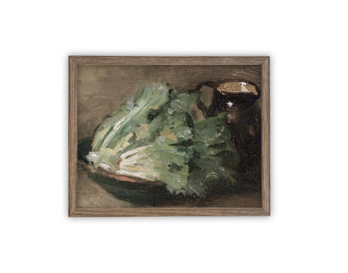 Vintage Framed Canvas Art #ST-628