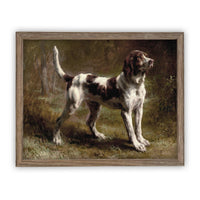 Vintage Framed Canvas Art #A-113