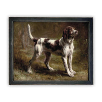 Vintage Framed Canvas Art #A-113