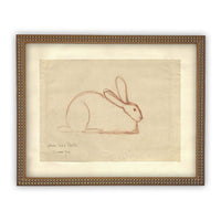 Vintage Framed Canvas Art #A-142
