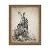 Vintage Framed Canvas Art #A-148