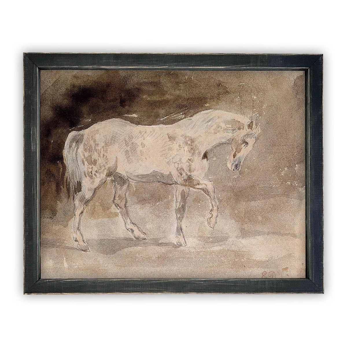 Framed Horse Art #A-126
