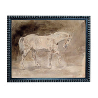 The image is a painting of a horse, depicting a detailed and realistic representation of the animal.