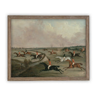 Vintage Framed Canvas Art #A-159