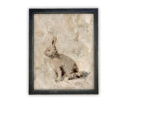 Vintage Framed Canvas Art #A-171