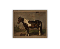 Vintage Framed Canvas Art #A-192