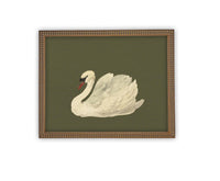 Vintage Framed Canvas Art #A-180