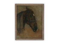 Vintage Framed Canvas Art #A-186