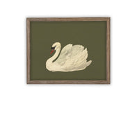 Vintage Framed Canvas Art #A-180