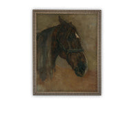 Vintage Framed Canvas Art #A-186