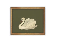 Vintage Framed Canvas Art #A-180