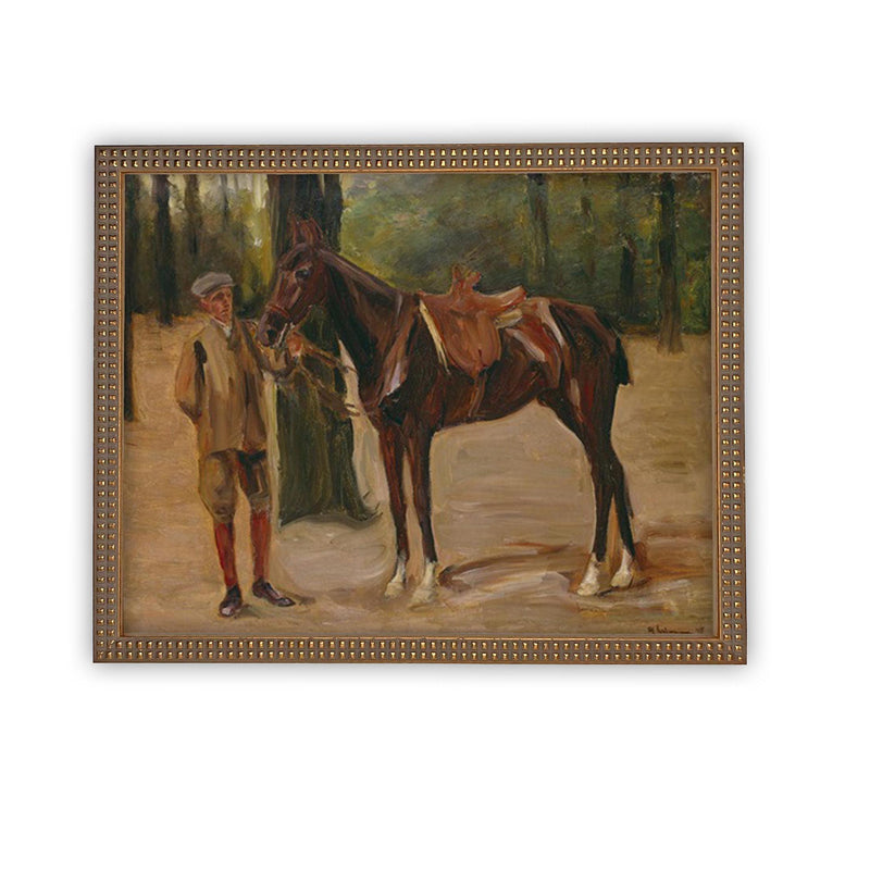 Vintage Framed Canvas Art #A-187