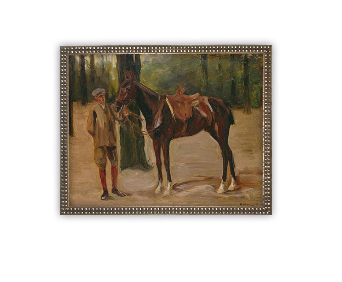 Vintage Framed Canvas Art #A-187