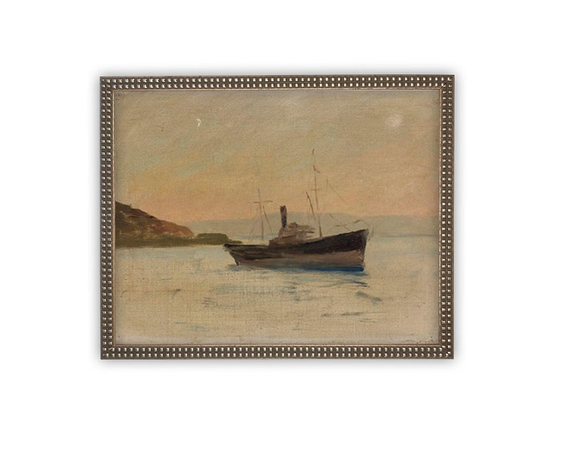 Vintage Framed Canvas Art #COAS-144