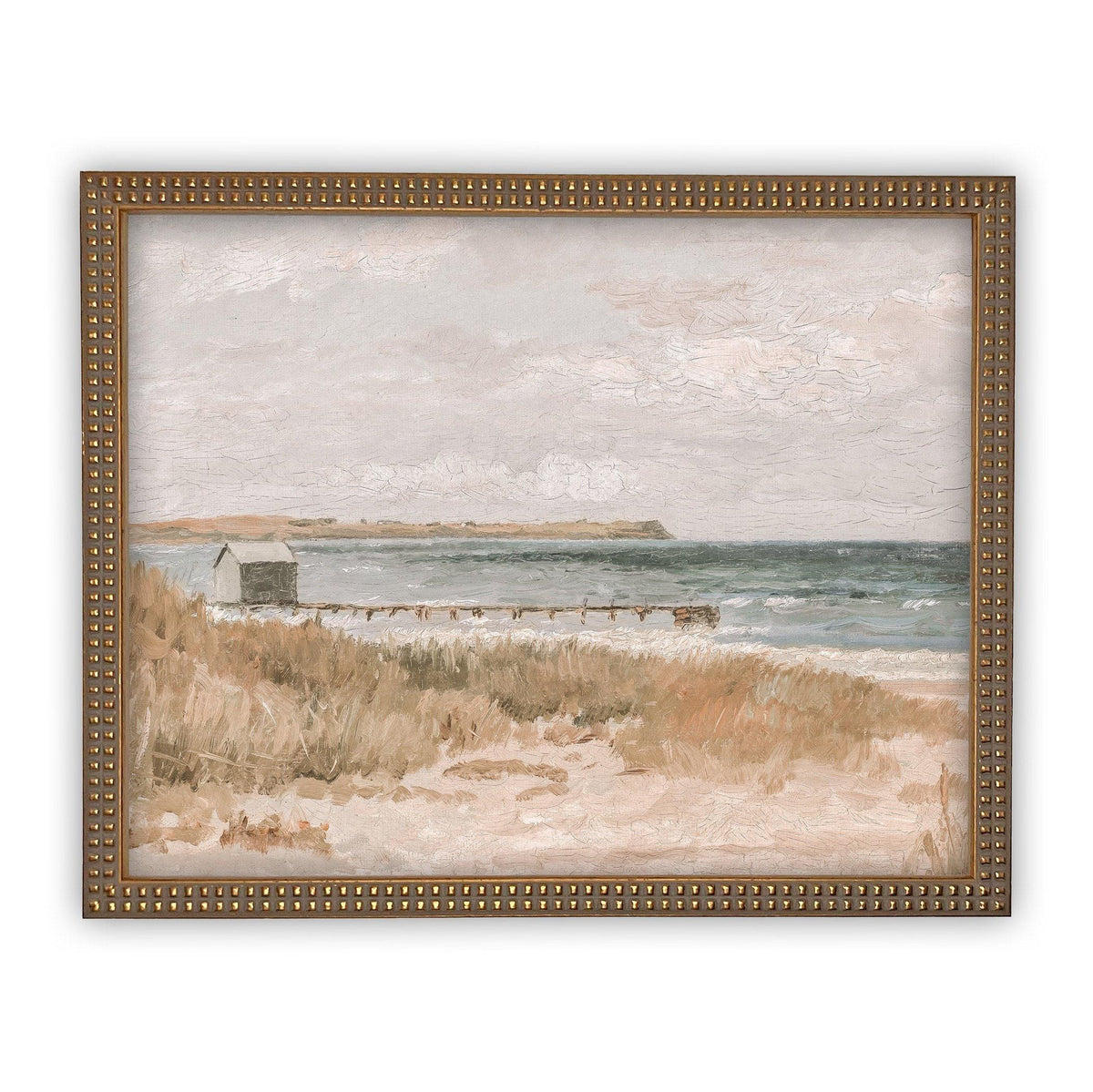 Vintage Framed Canvas Art #COAS-199
