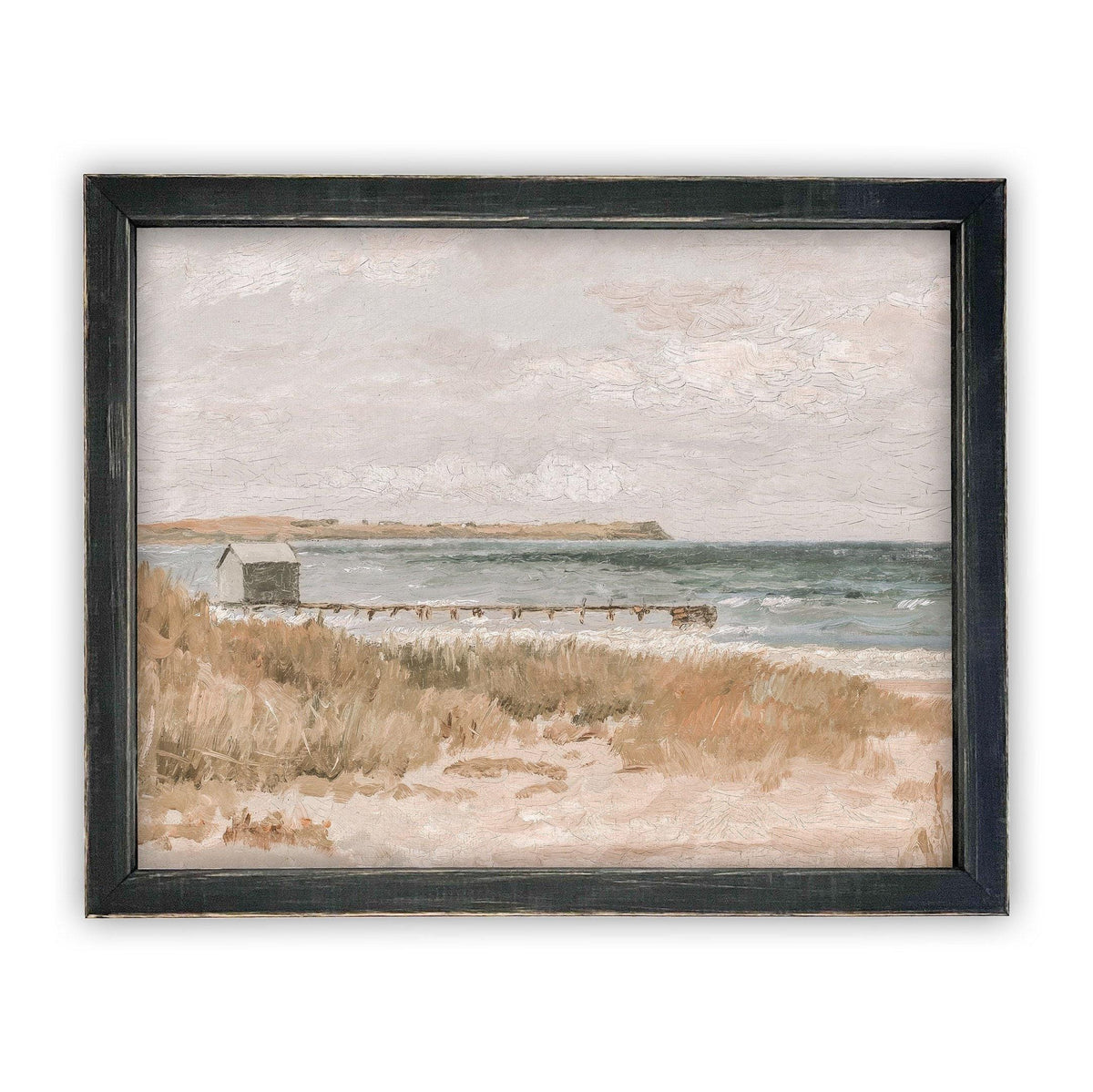 Vintage Framed Canvas Art #COAS-199