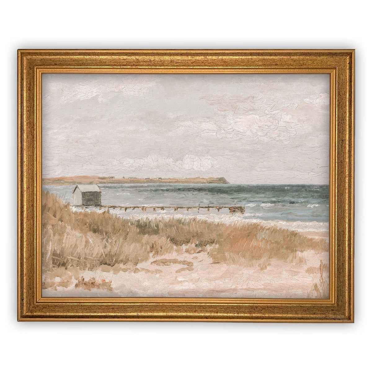 Vintage Framed Canvas Art #COAS-199