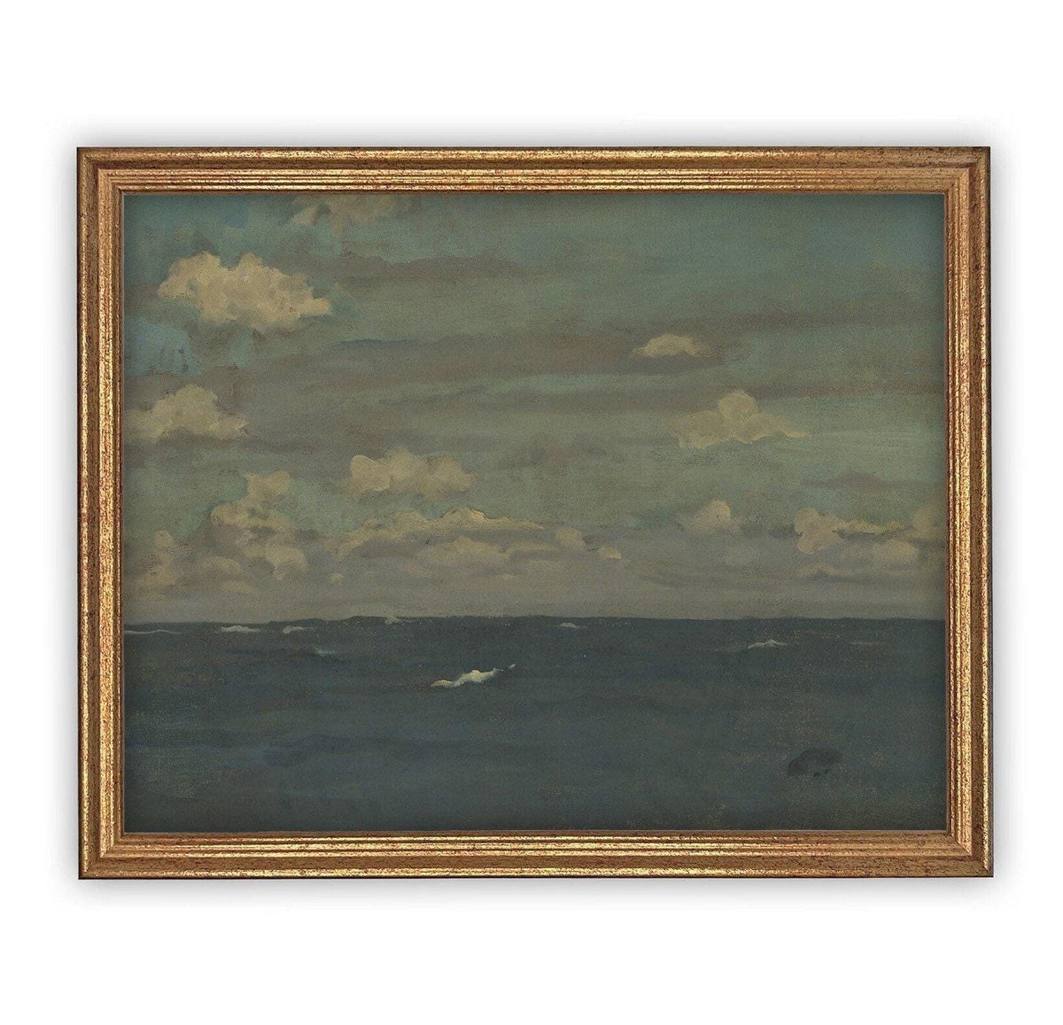 Vintage Framed Canvas Art #COAS-157