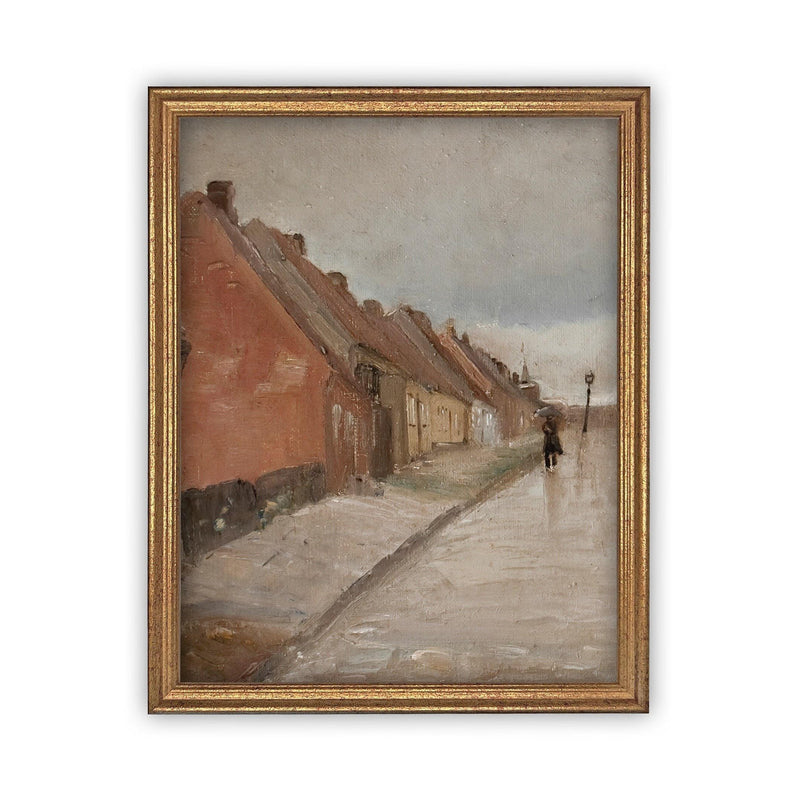Vintage Framed Canvas Art #ARC-115