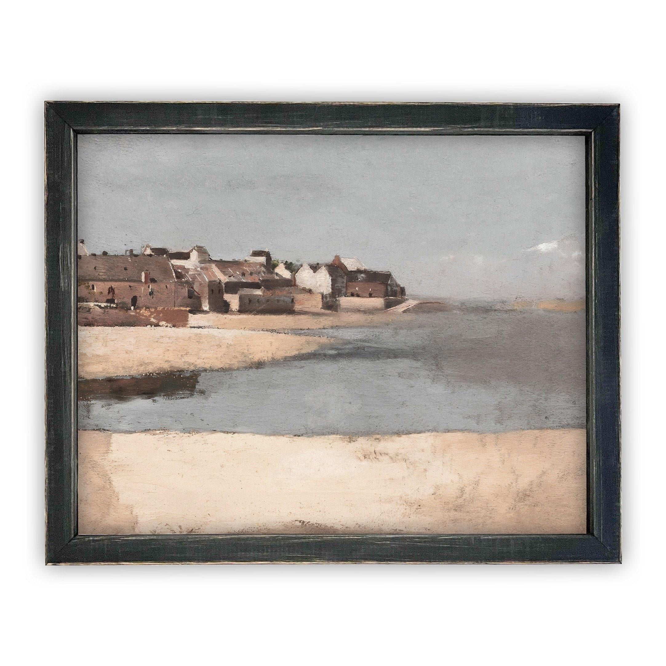 Vintage Framed Canvas Art #COAS-159