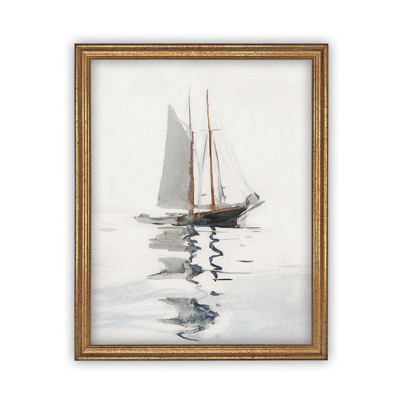 Vintage Framed Canvas Art #COAS-202