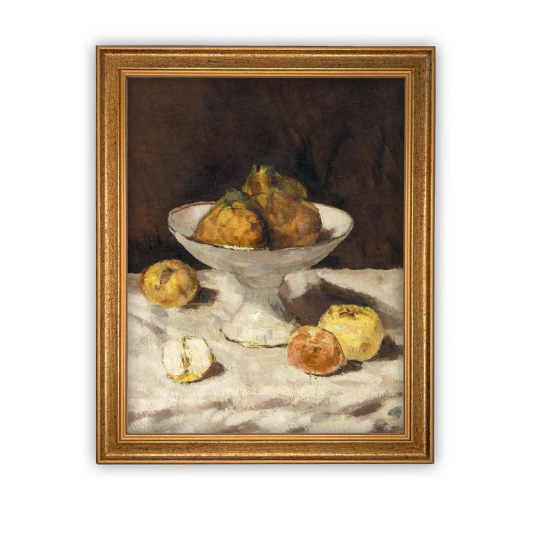 Vintage Framed Canvas Art #ST-635