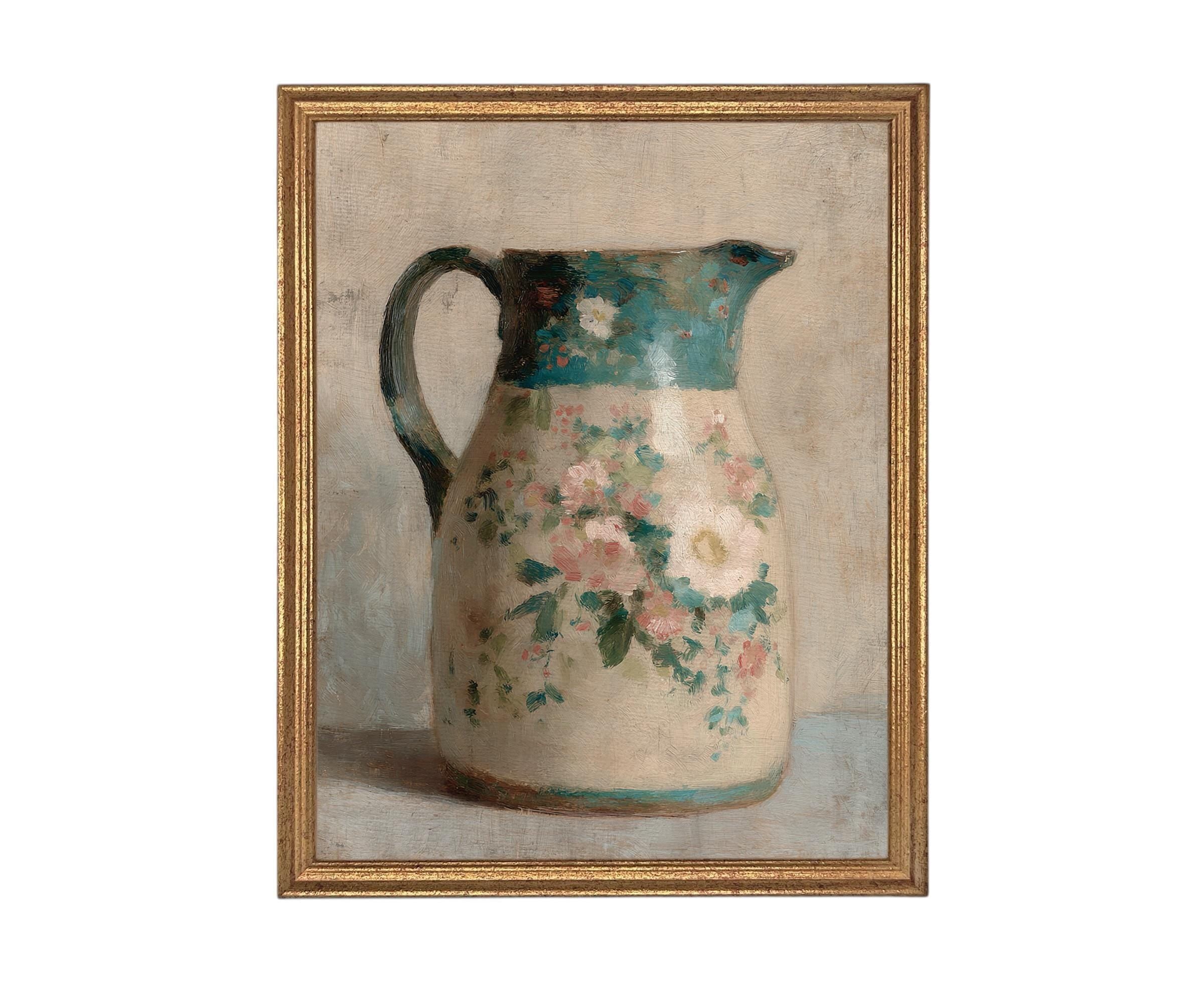 Vintage Framed Canvas Print #ST-641