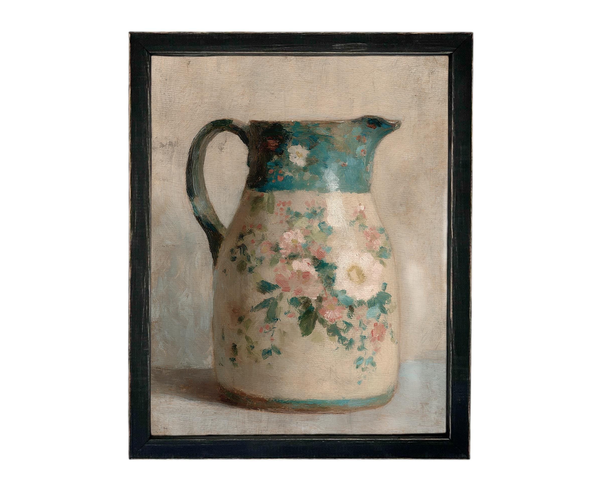 Vintage Framed Canvas Print #ST-641