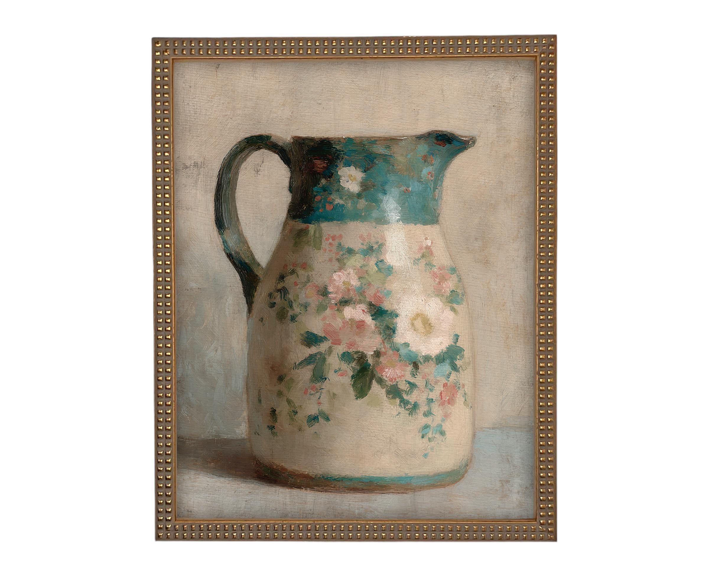 Vintage Framed Canvas Print #ST-641