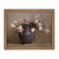Framed Floral Still Life Print #BOT-107