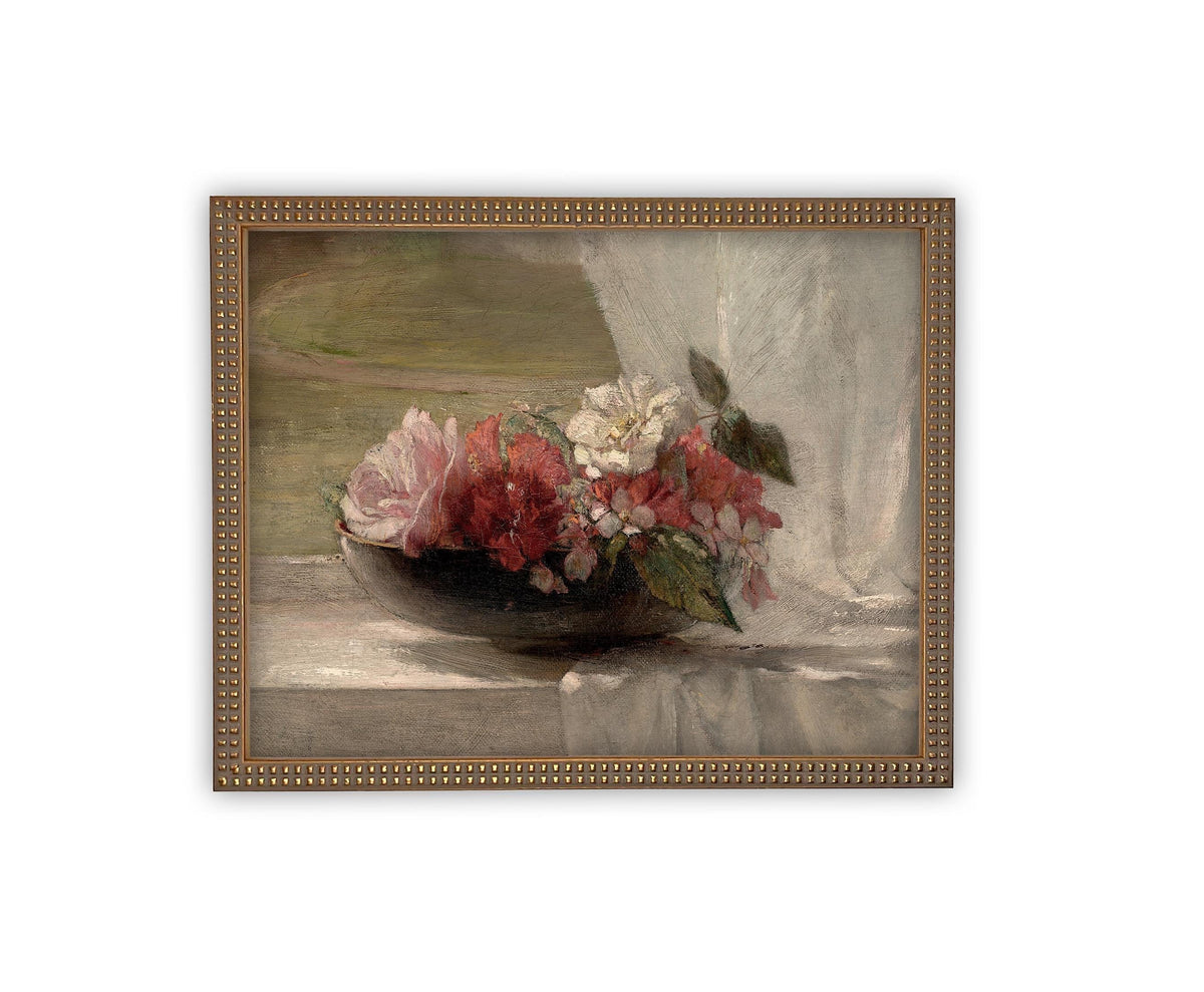 Vintage Framed Canvas Art #BOT-152