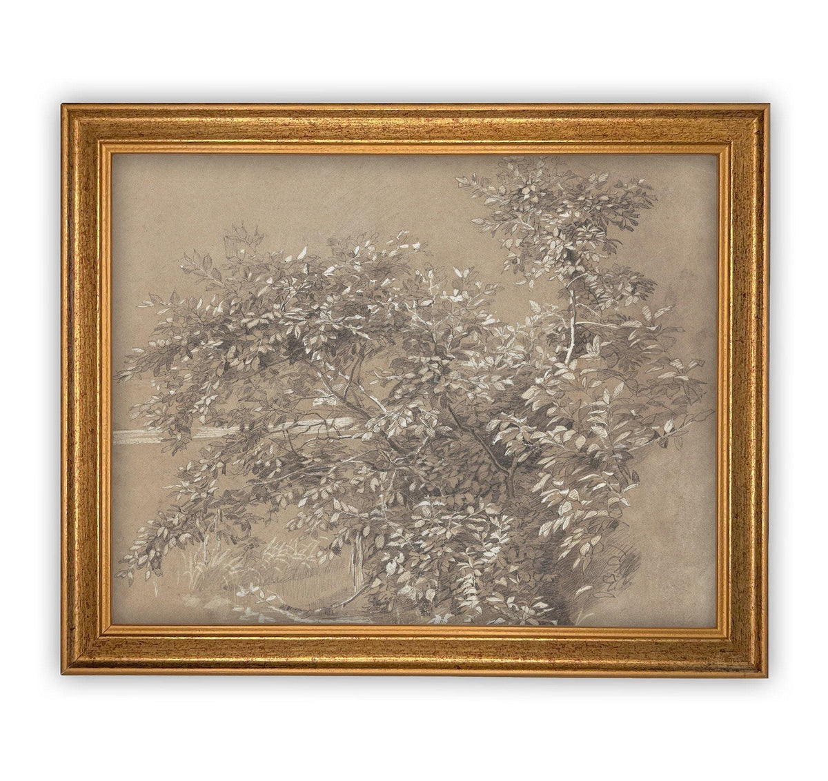 Vintage Framed Canvas Art #BOT-112