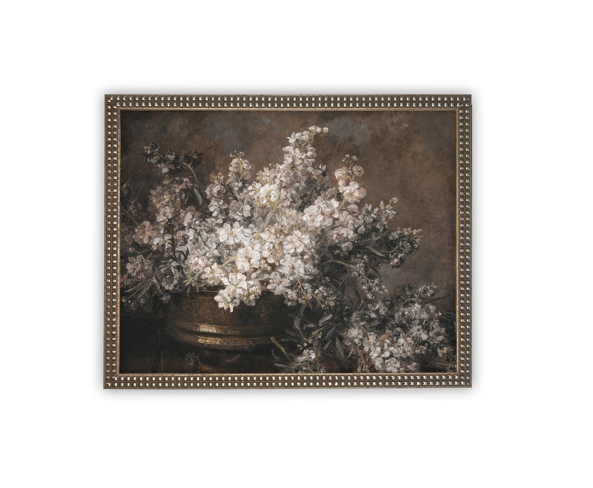 Vintage Framed Canvas Art #BOT-150